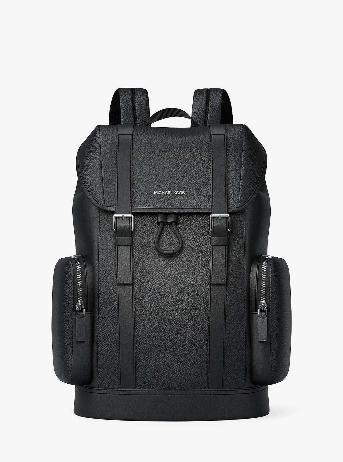 Michael Kors Cooper Pebbled Leather Backpack - Black