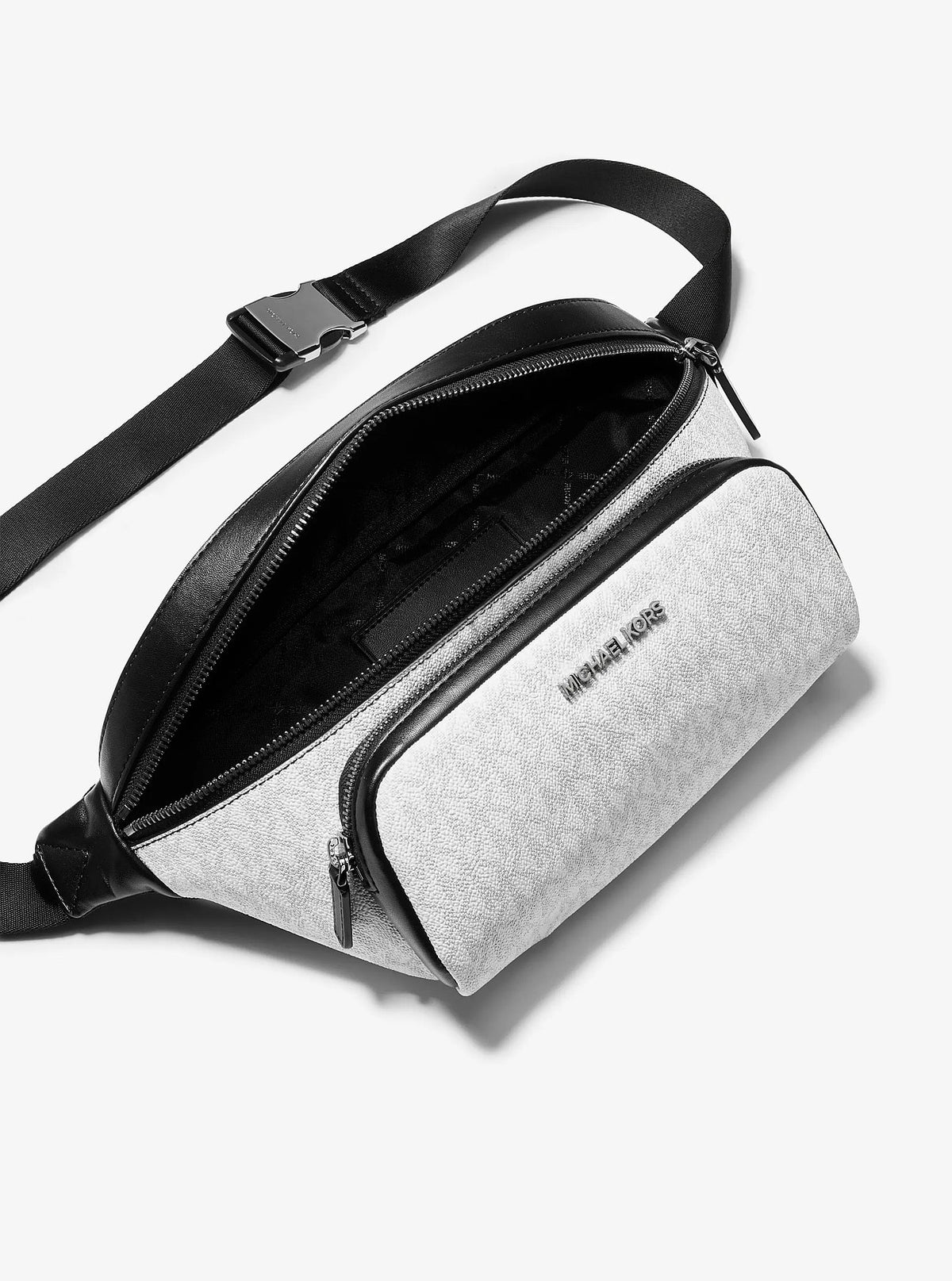 Michael Kors Cooper Logo Belt Bag - Bright Wht - 2