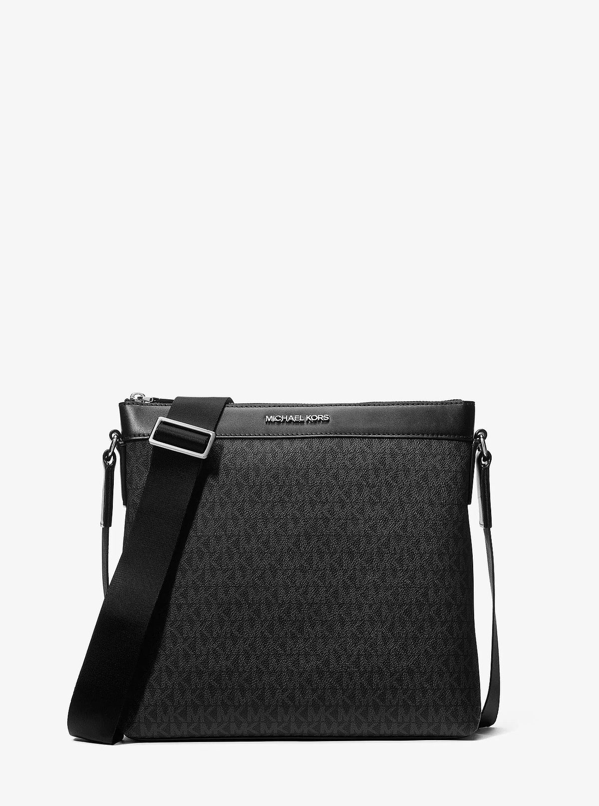 Michael Kors Cooper Signature Logo Crossbody Bag - Black