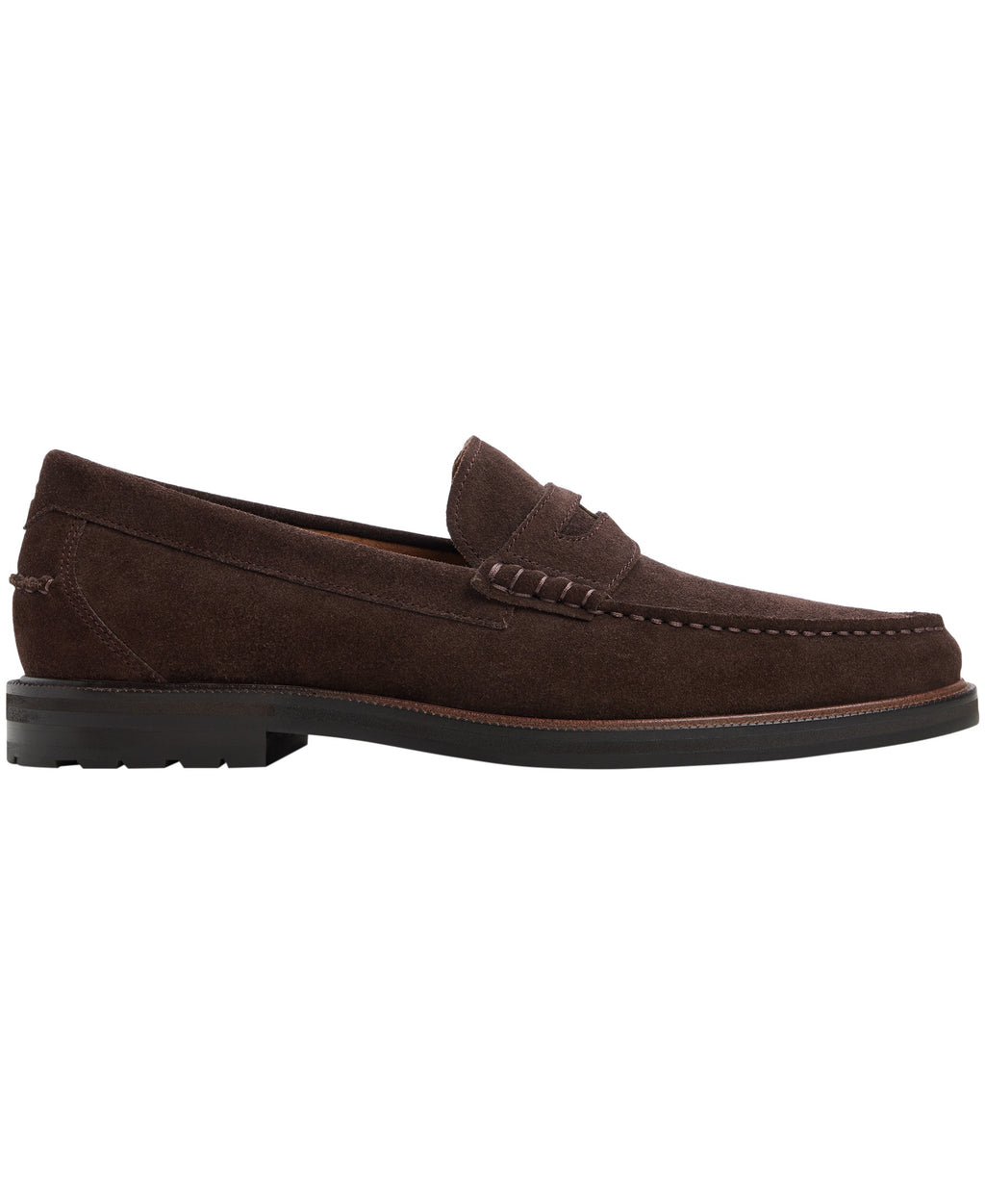 Brooks Brothers Men's Astor Coin Detail Loafers - Brown - 2