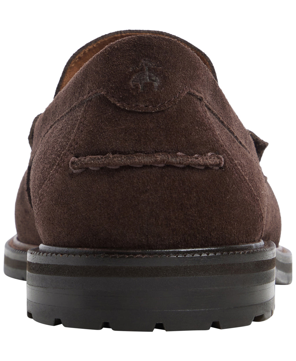 Brooks Brothers Men's Astor Coin Detail Loafers - Brown - 3