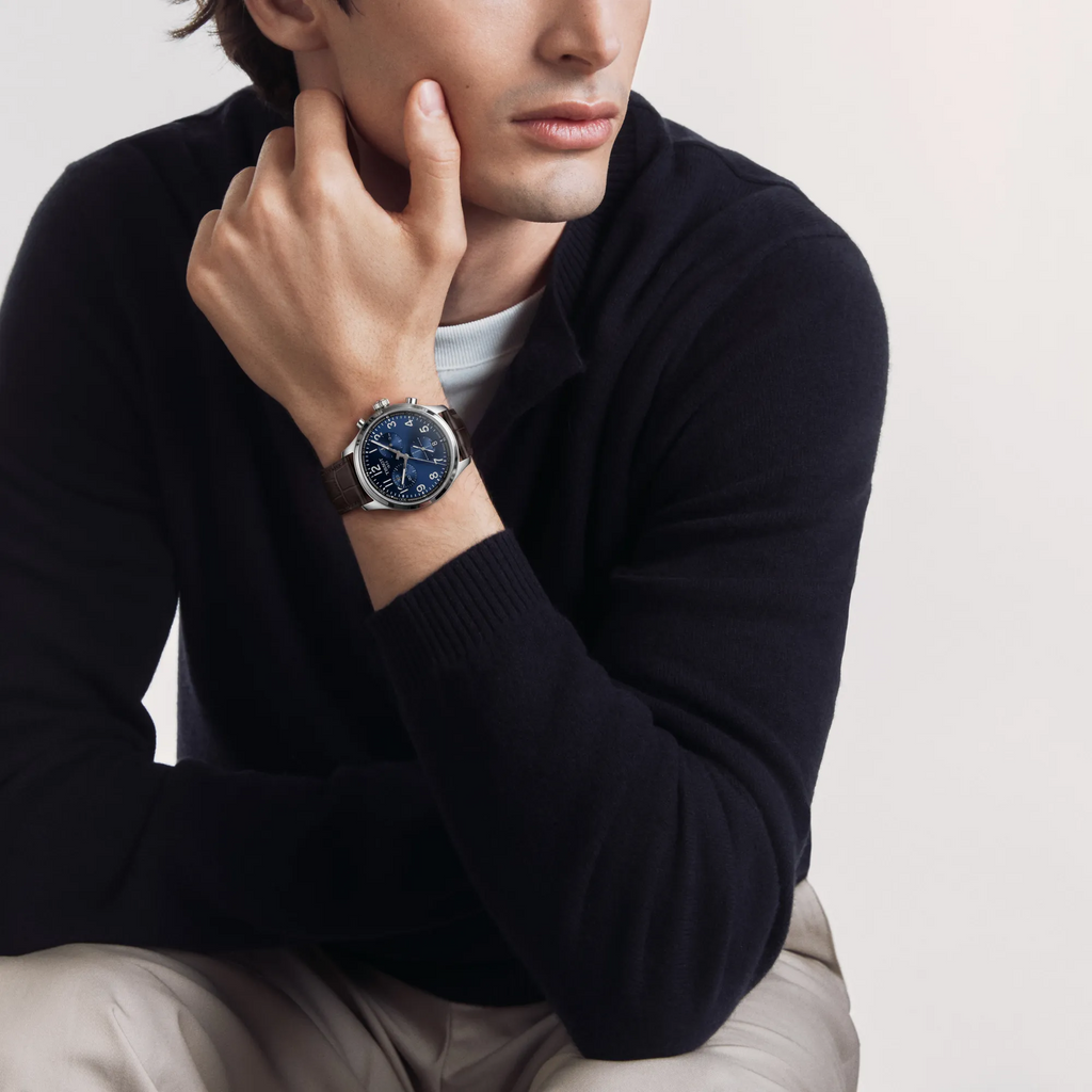 Simulation of the watch Tissot Chrono L 42mm on a wrist