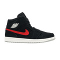Air Jordan 1 Mid - Multicolor Swoosh Black