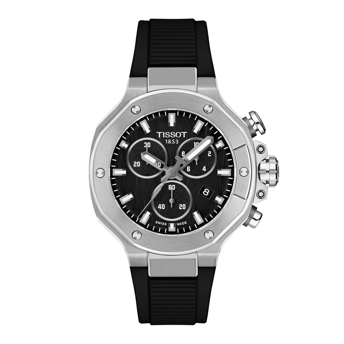 Front view of the watch Tissot T-Race 38mm