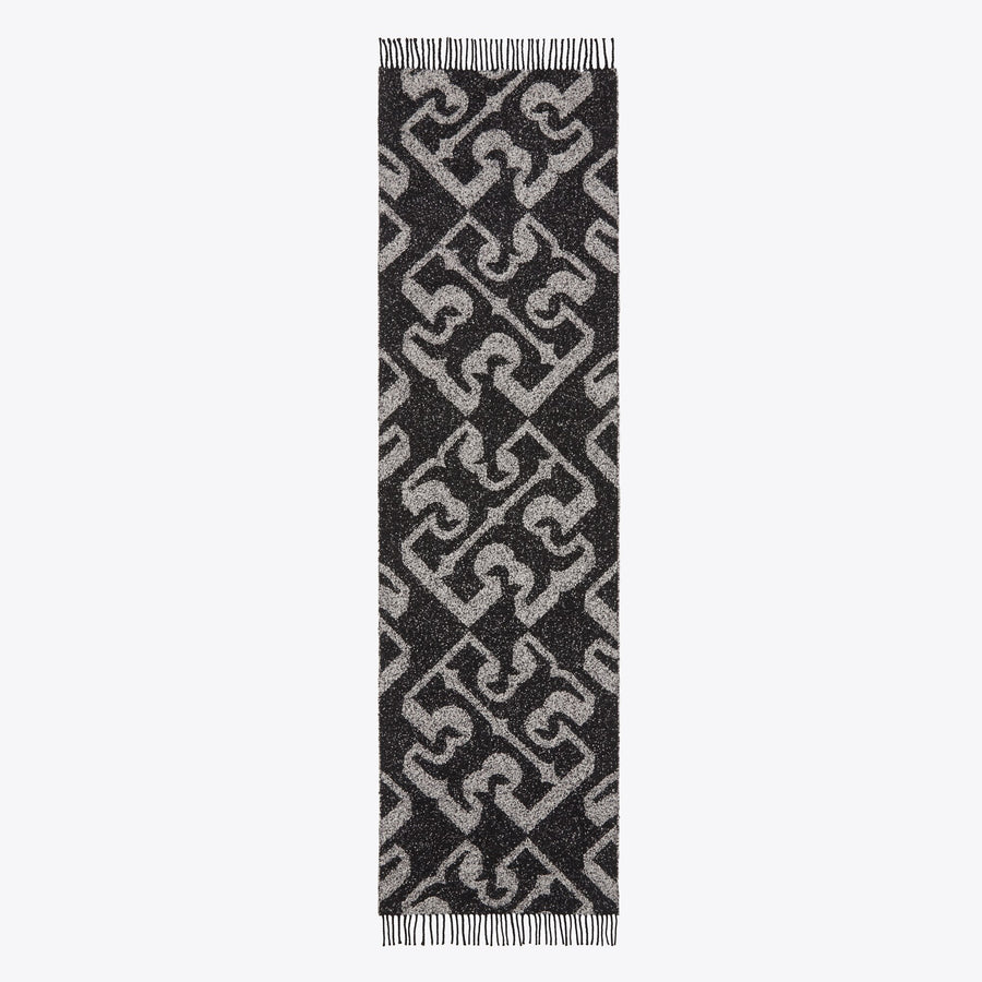Tory Burch 3D Logo Oblong Scarf