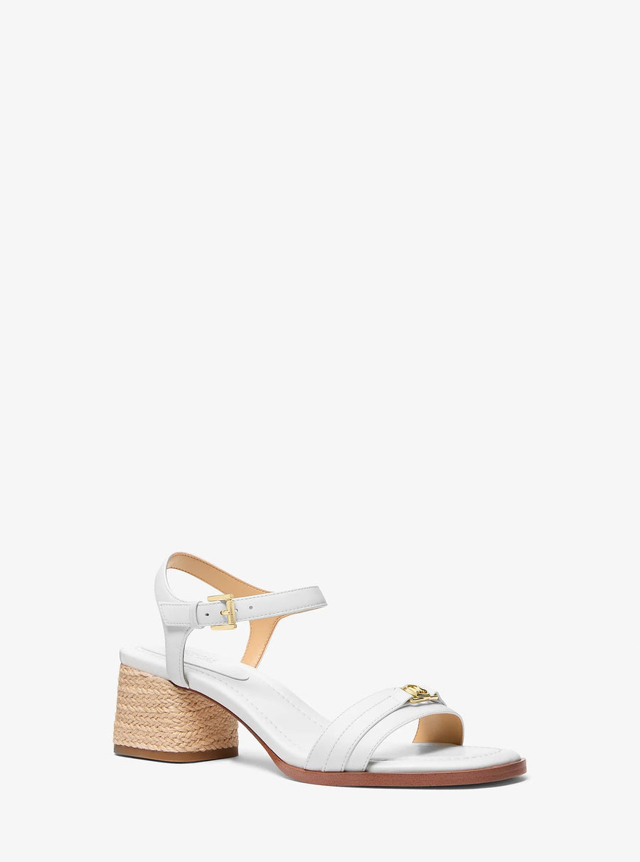 Michael Kors Mandy Leather Sandal