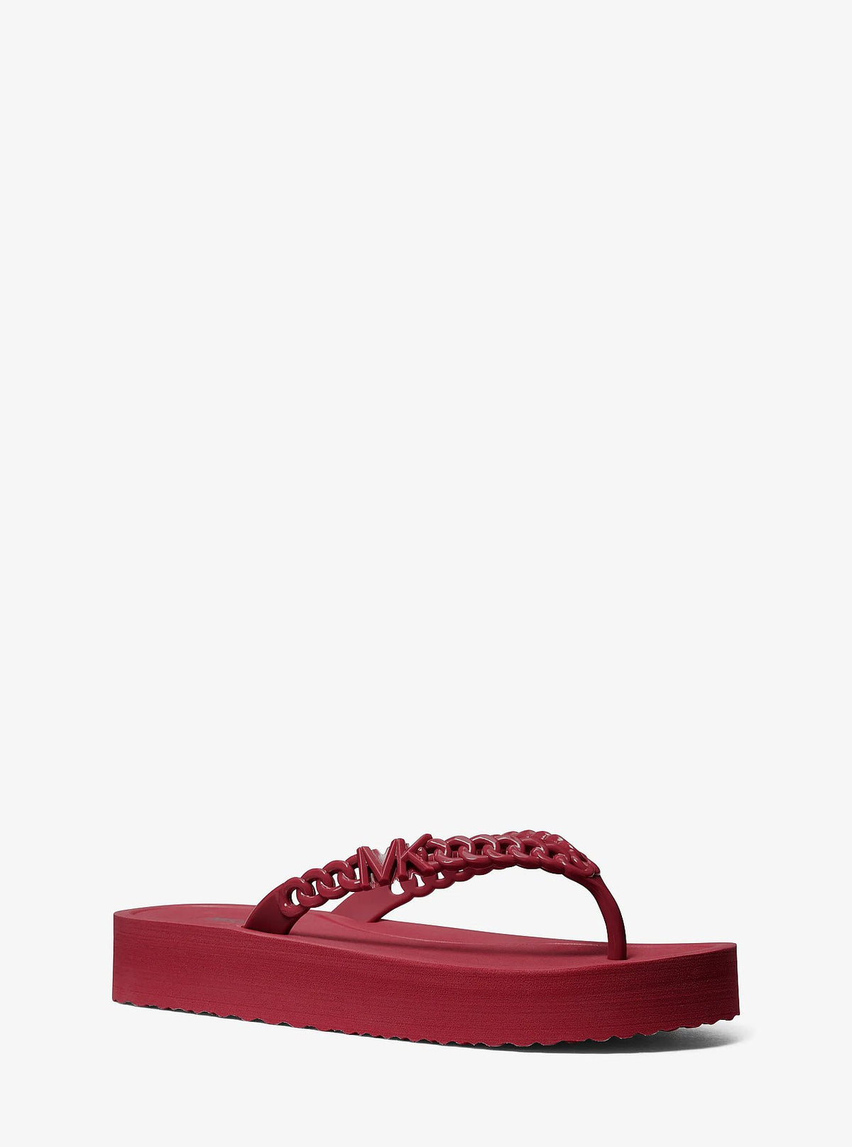 Michael Kors Zaza Platform Flip Flop - Deep Red
