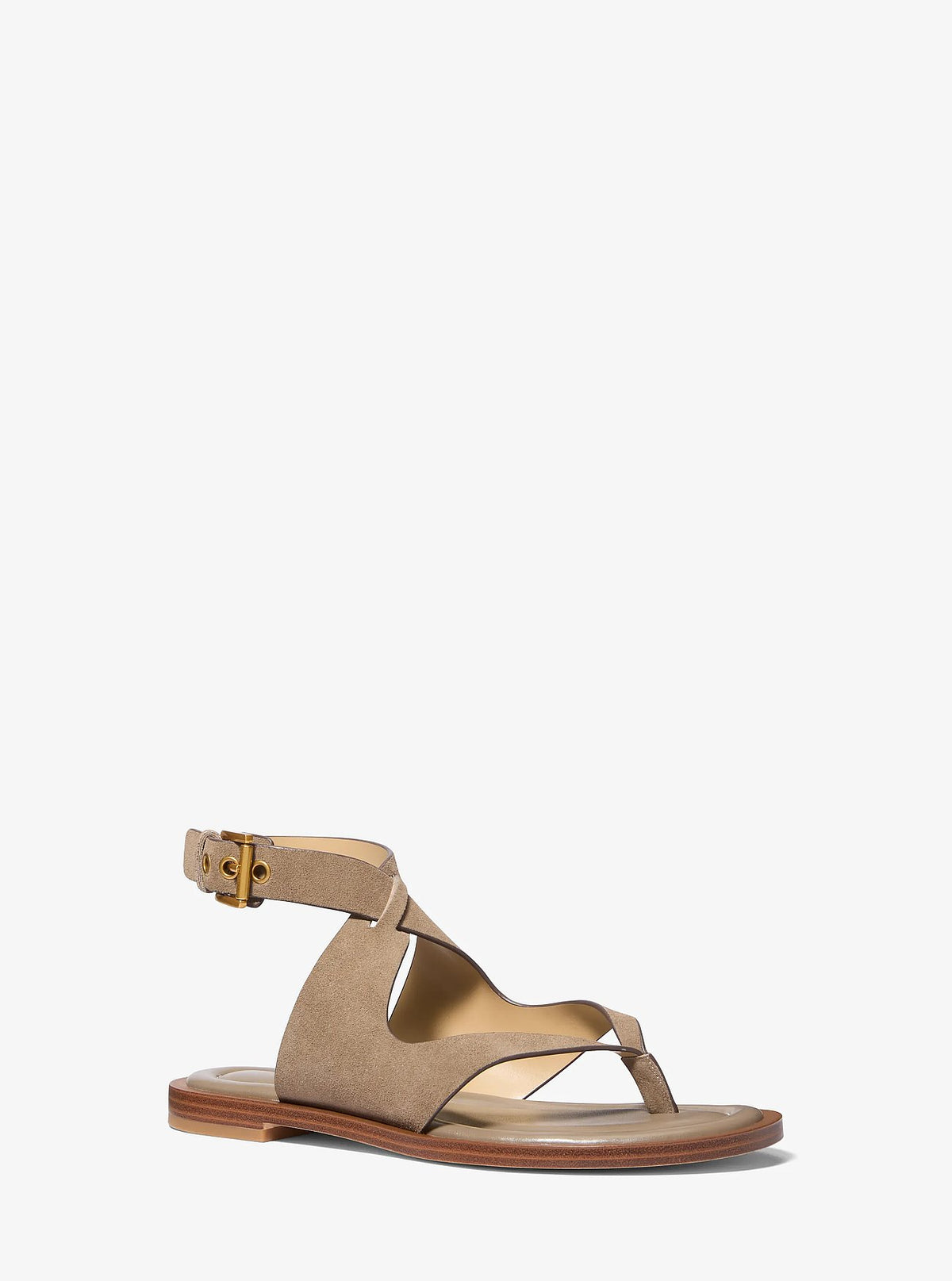 Michael Kors Irene Suede Wrap Sandal - Birch