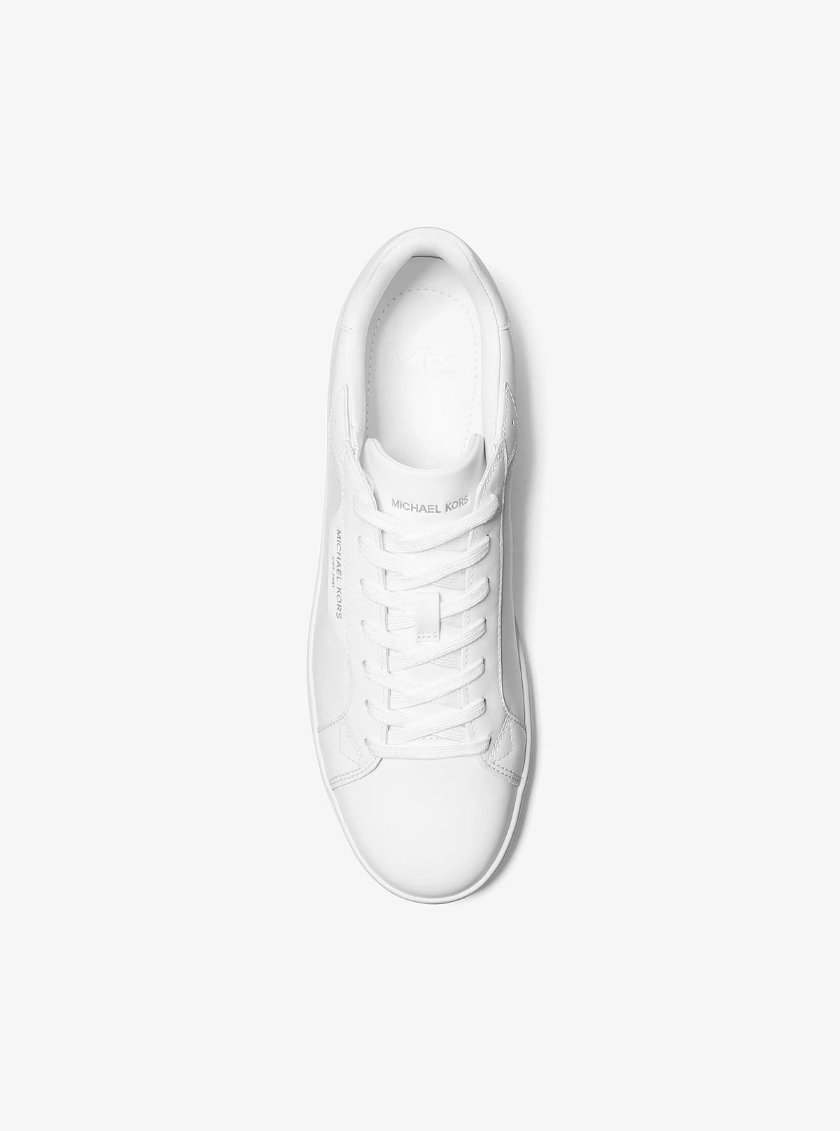 Michael Kors Keating Leather Sneaker - Optic White - 4