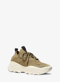 Michael Kors Atlas Stretch Knit Trainer - Safari Green