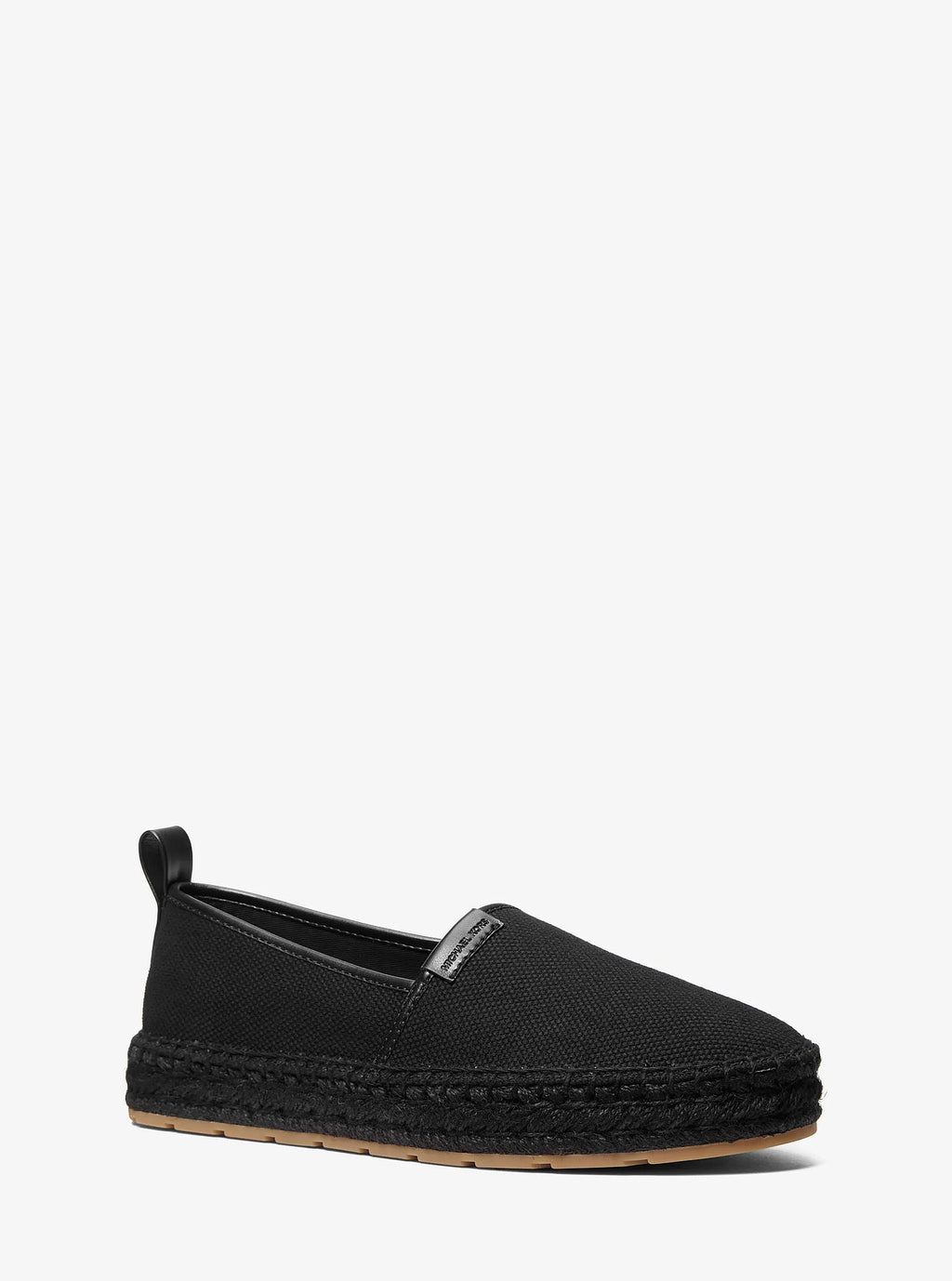 Michael Kors Elias Cotton Canvas Slip-On Espadrille - Black