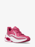 Michael Kors Toni Mixed-Media Sneaker - Wild Berry