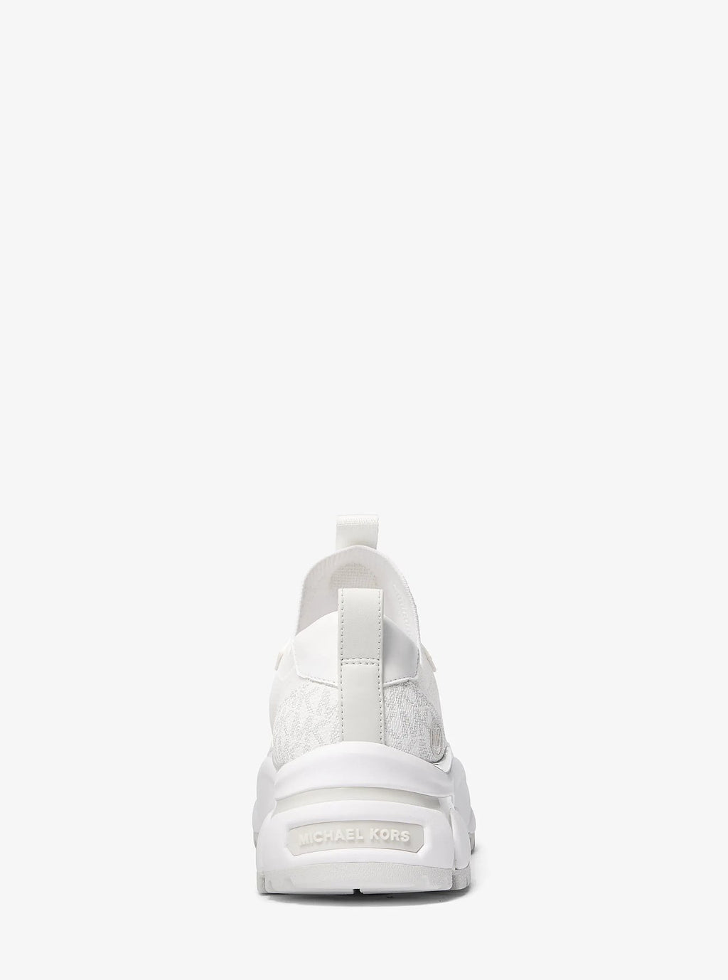 Michael Kors Darius Mixed-Media Trainer - Bright Wht - 3