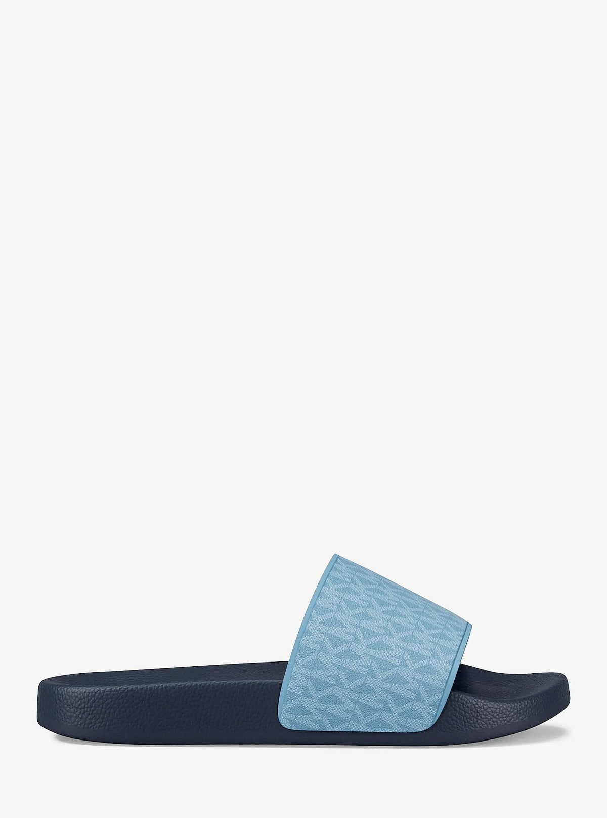 Michael Kors Dawson Signature Logo Slide Sandal - Light Sky - 2