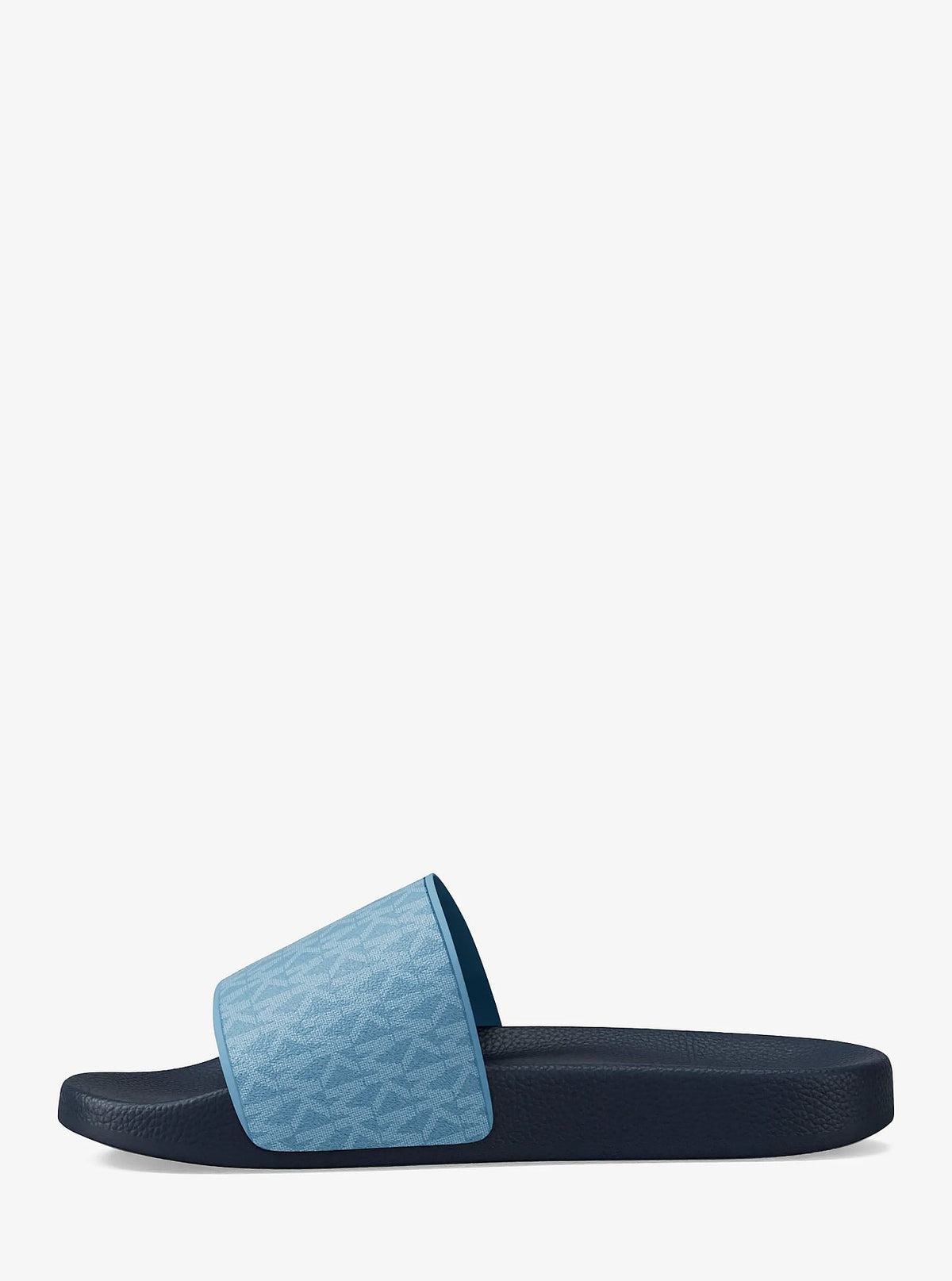 Michael Kors Dawson Signature Logo Slide Sandal - Light Sky - 3