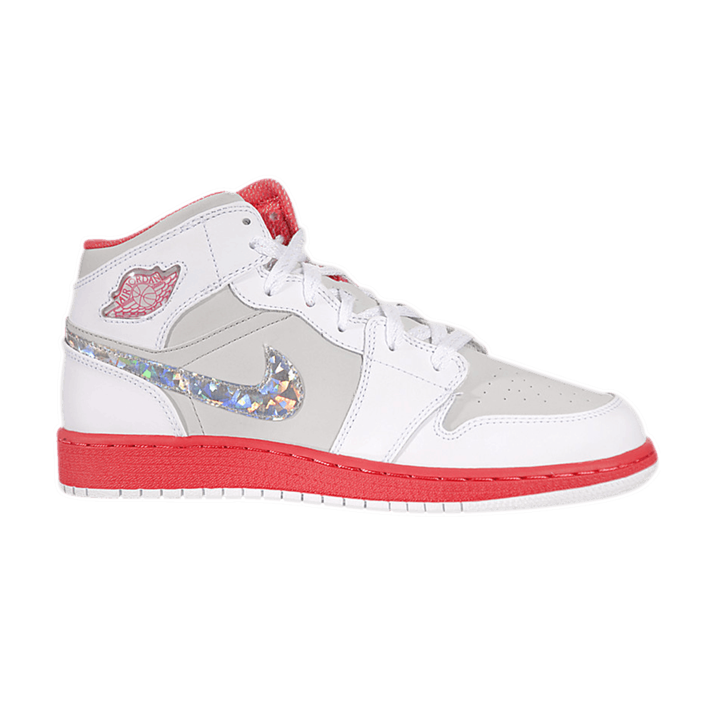 Air Jordan 1 Phat GS - Light Silver Scarlet