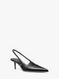 Michael Kors Emma Leather Slingback Pump - Black