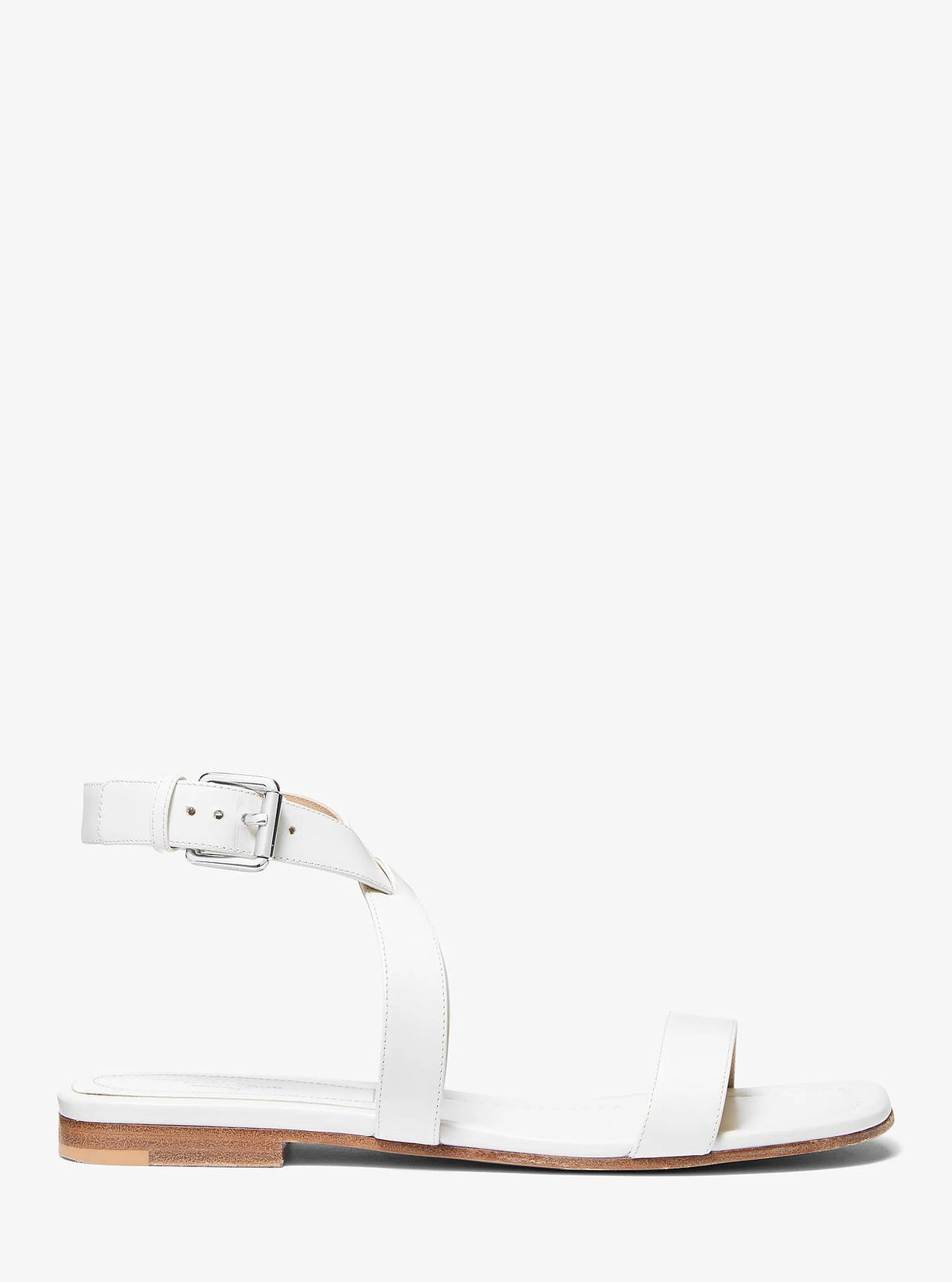 Michael Kors Bridgette Leather Sandal - Optic White - 2