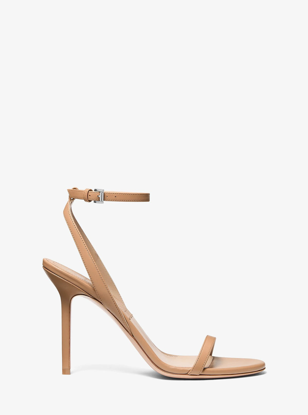 Michael Kors Gwyneth Leather Sandal - Suntan - 2