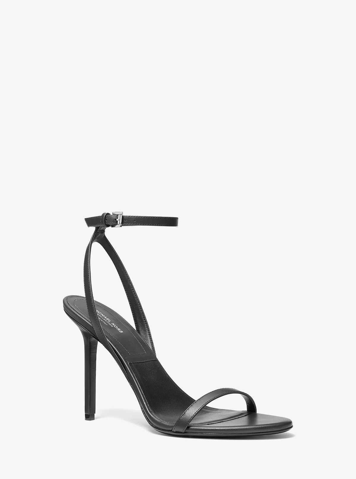 Michael Kors Gwyneth Leather Sandal - Black