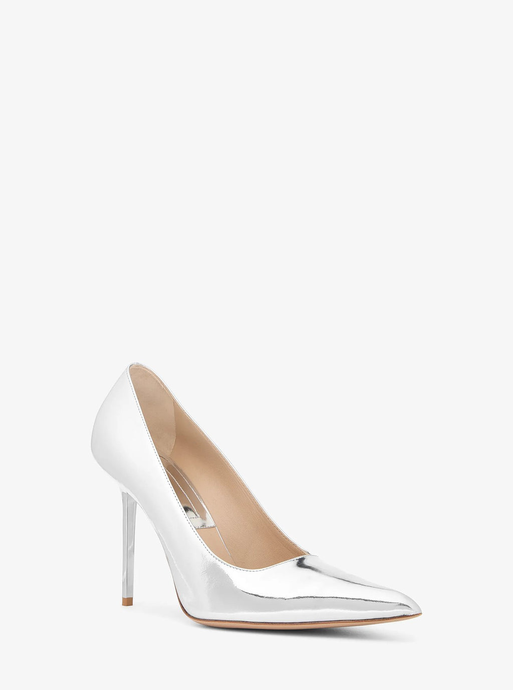 Michael Kors Winona Specchio Leather Pump - Silver