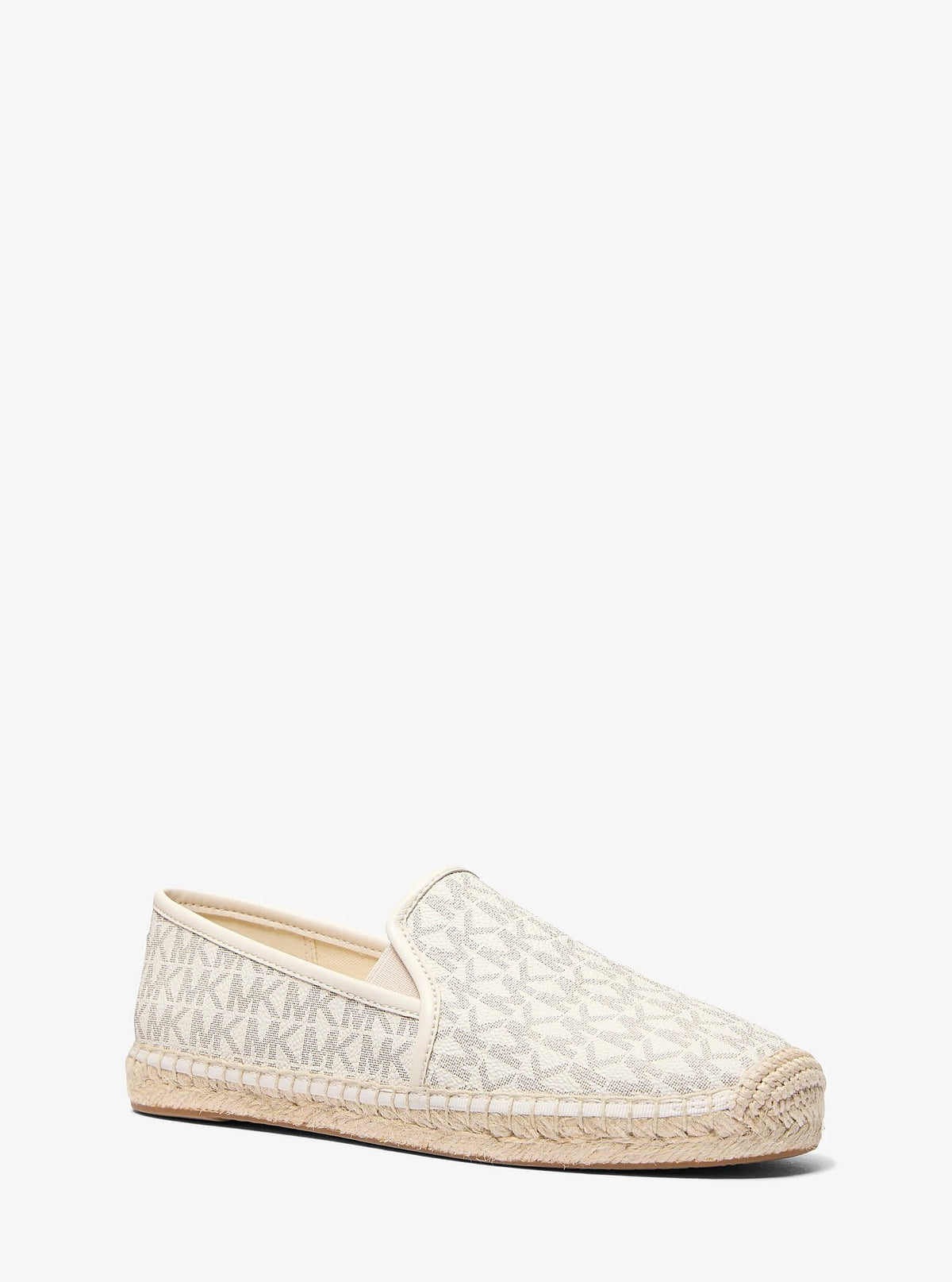 Michael Kors Hastings Signature Logo Slip-On Espadrille - Vanilla