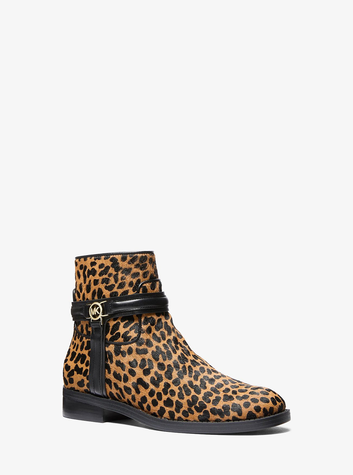 Michael Kors Mindy Leopard Print Calf Hair Boot - Deer Multi