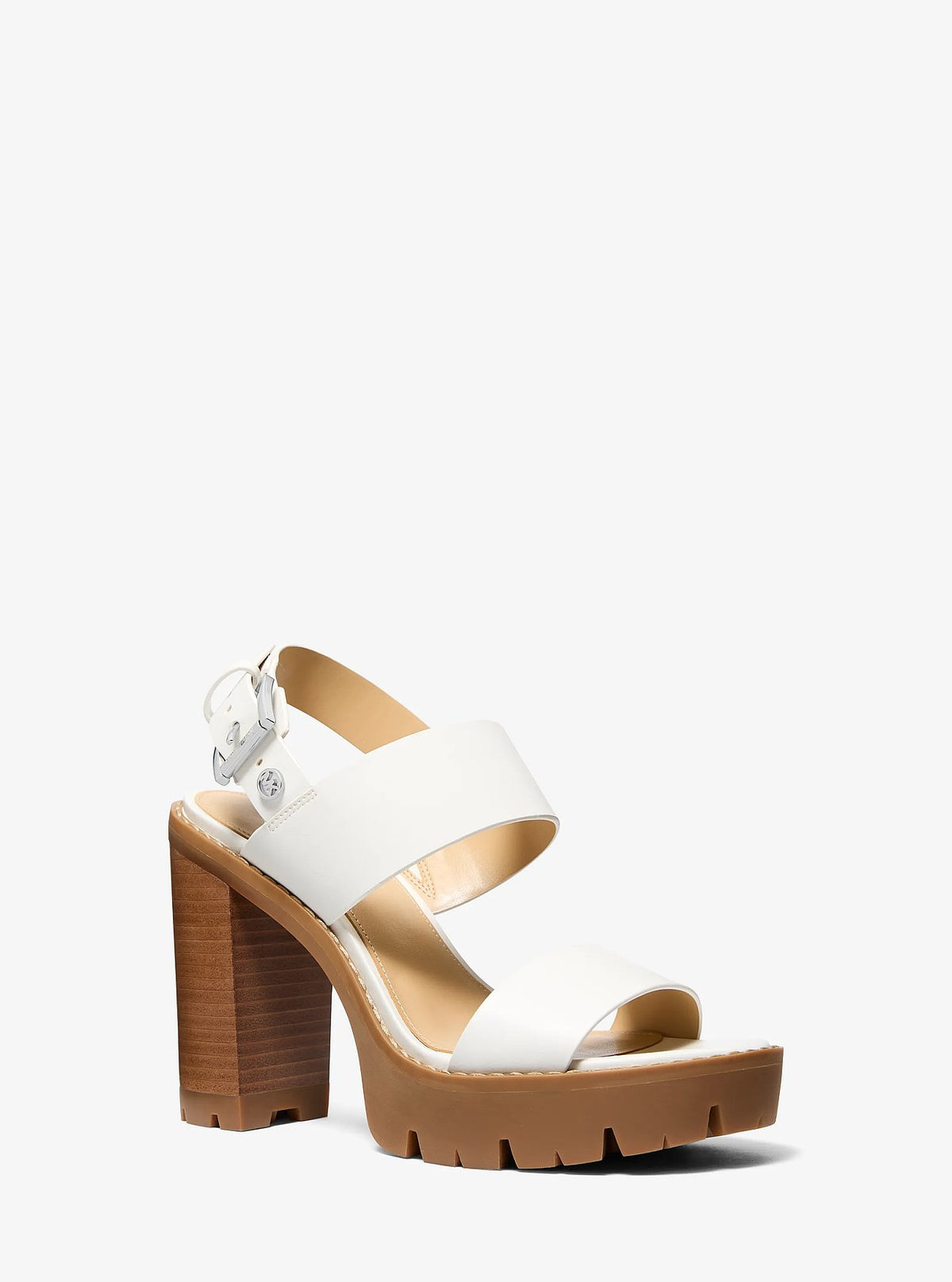 Michael Kors Holland Platform Sandal - Optic White