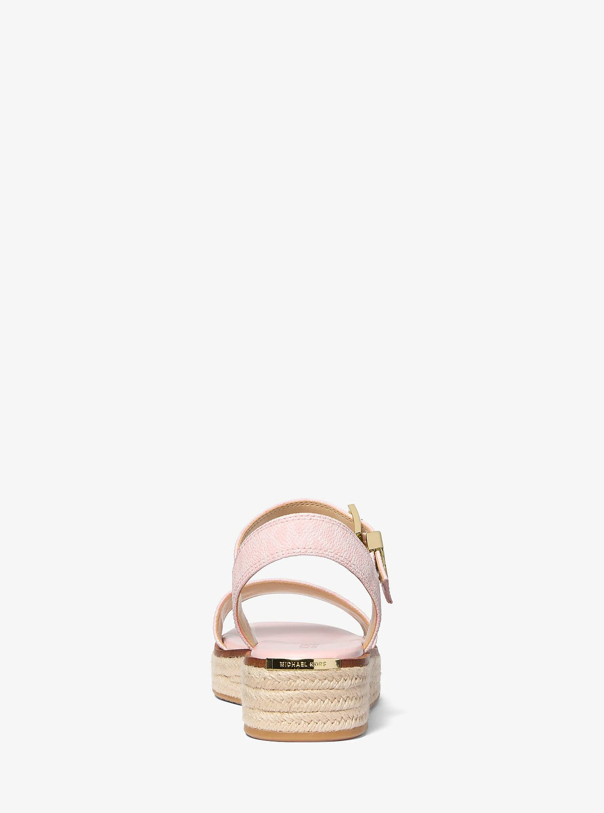 Michael Kors Richie Signature Logo Platform Espadrille Sandal - Powder Blush - 3