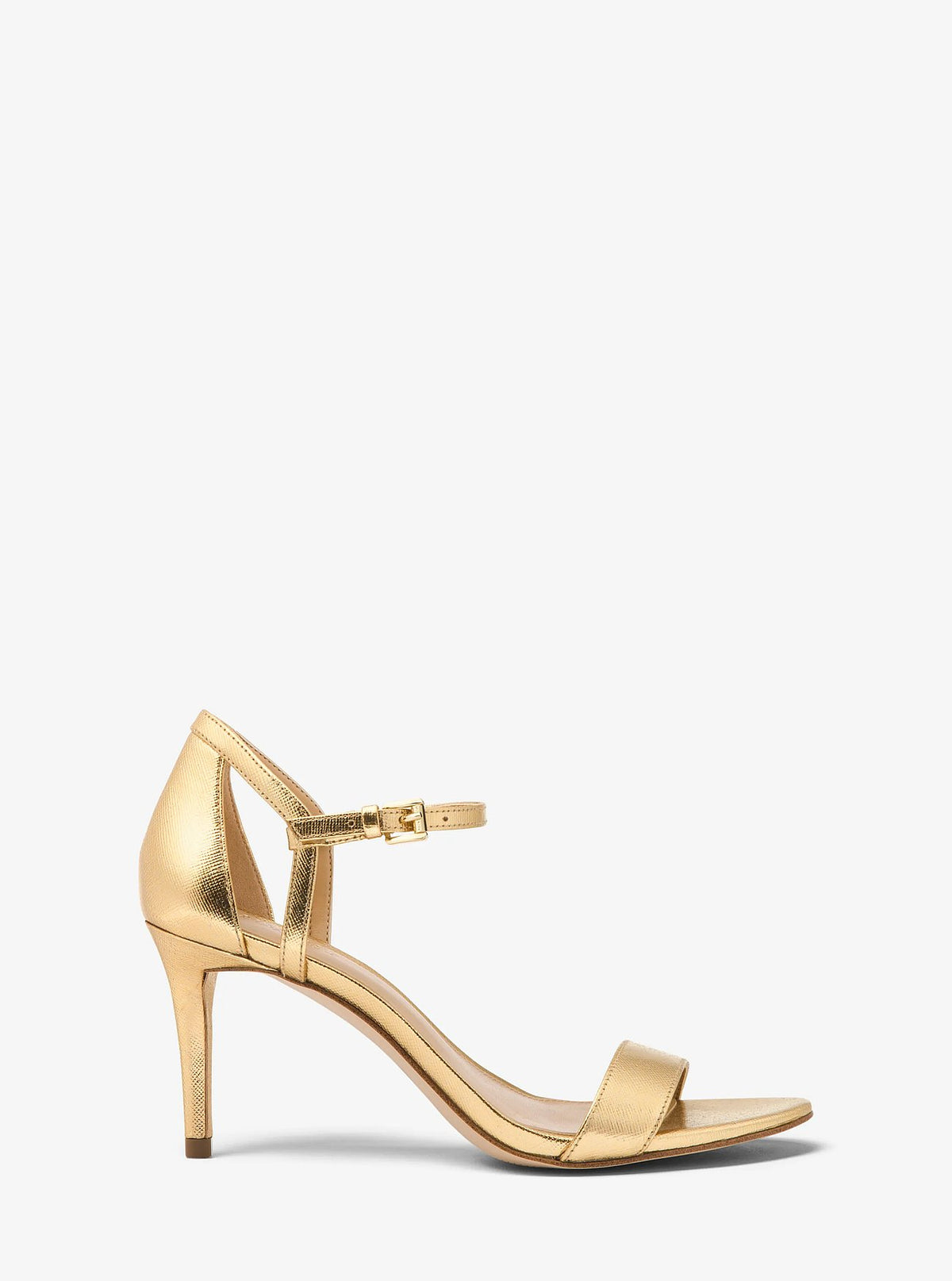 Michael Kors Simone Metallic Sandal - Pale Gold - 2