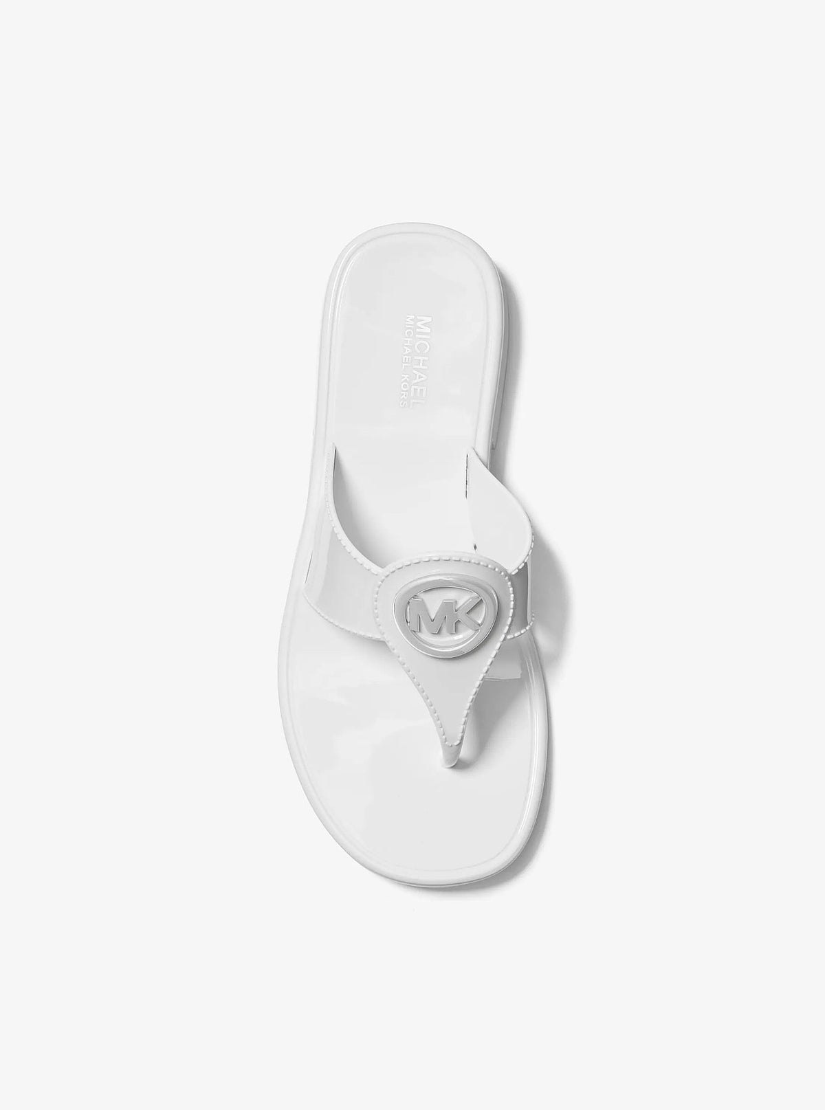 Michael Kors Hannah Jelly T-Strap Sandal - Optic White - 3