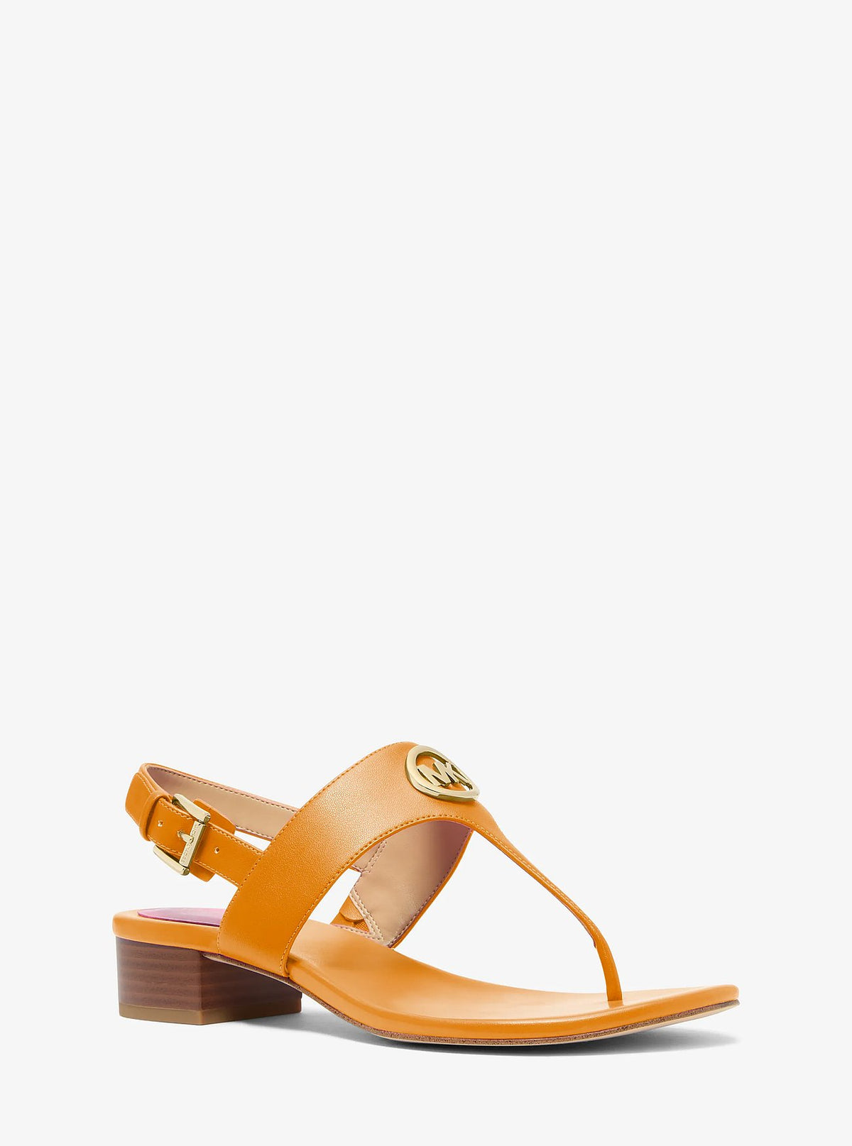 Michael Kors Hannah T-Strap Sandal - Pop Orange