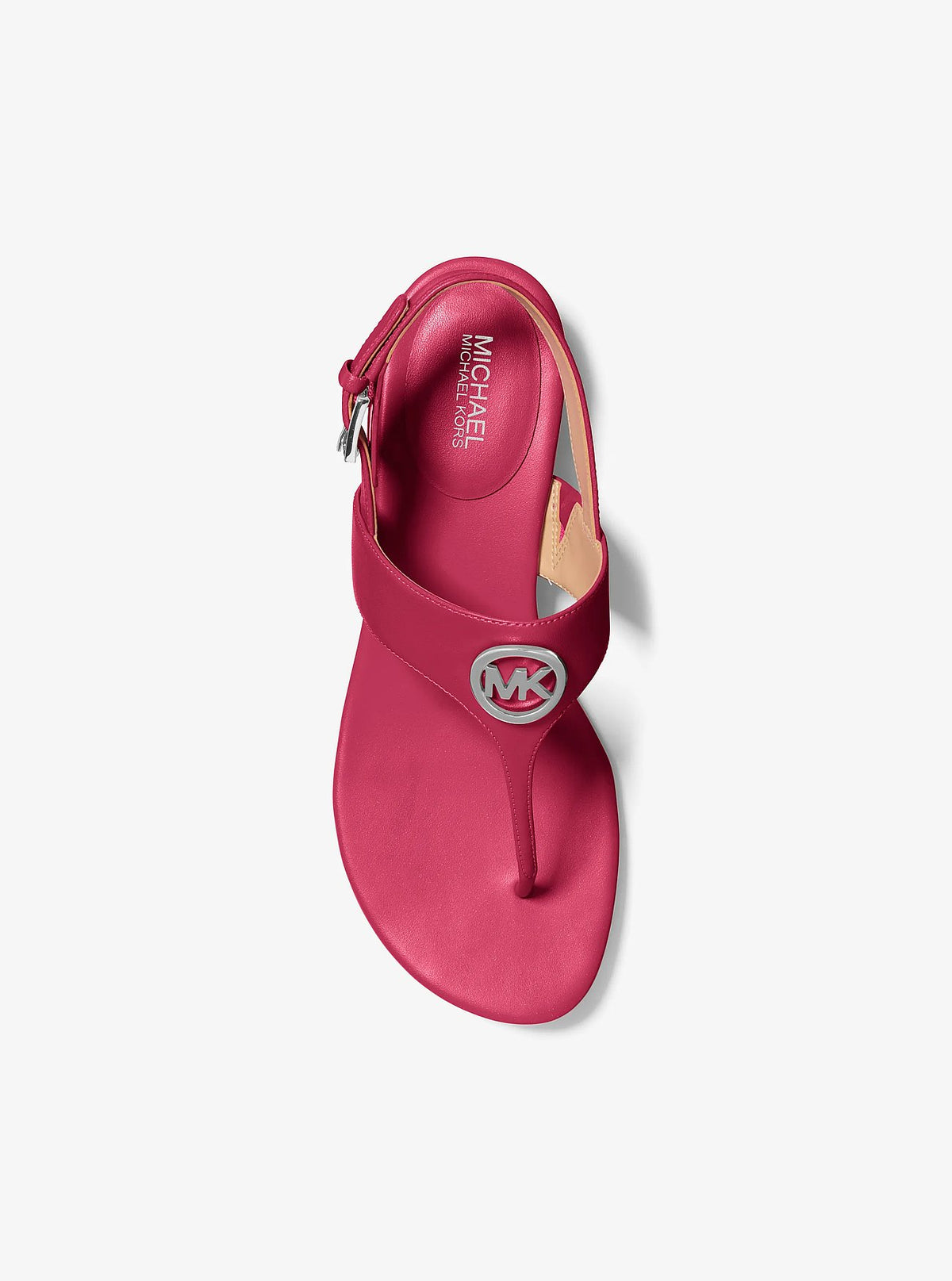 Michael Kors Hannah T-Strap Sandal - Dk Raspberry - 3