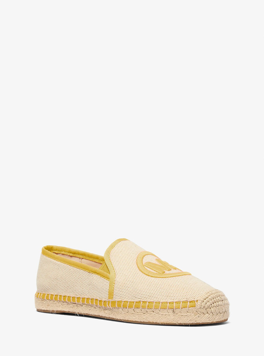 Michael Kors Hastings Two-Tone Cotton Blend Canvas Espadrille