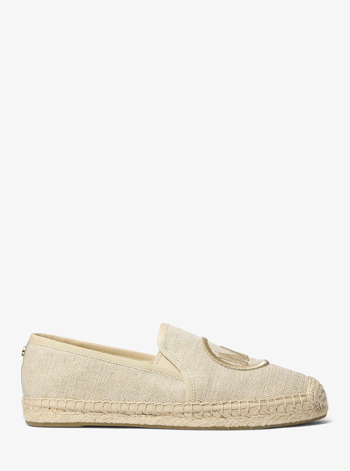 Michael Kors Hastings Metallic Canvas Espadrille - Pale Gold - 2
