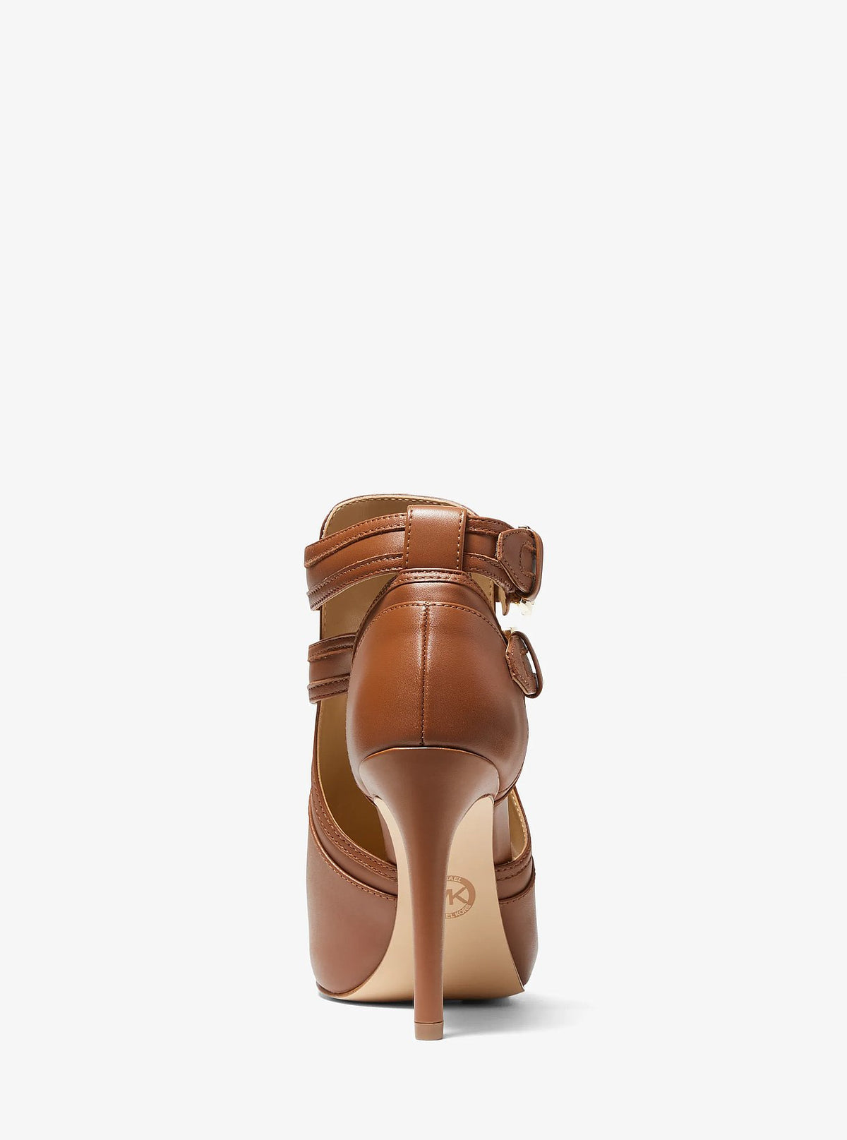 Michael Kors Blaze Open-Toe Ankle Boot - Luggage - 3
