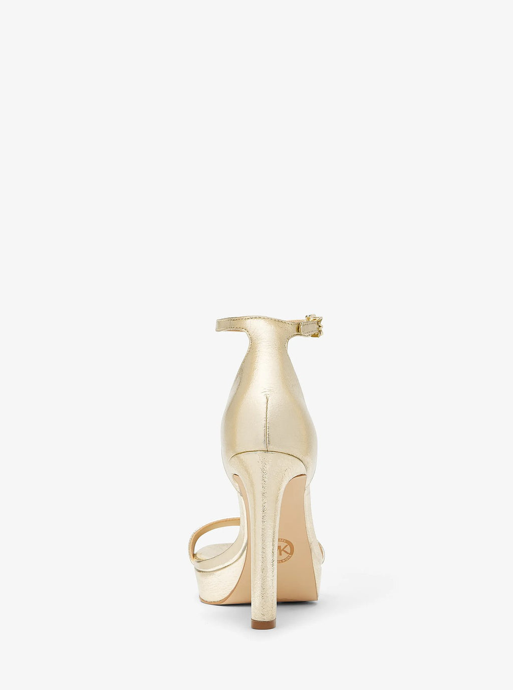 Michael Kors Margot Metallic Platform Sandal - Pale Gold - 3