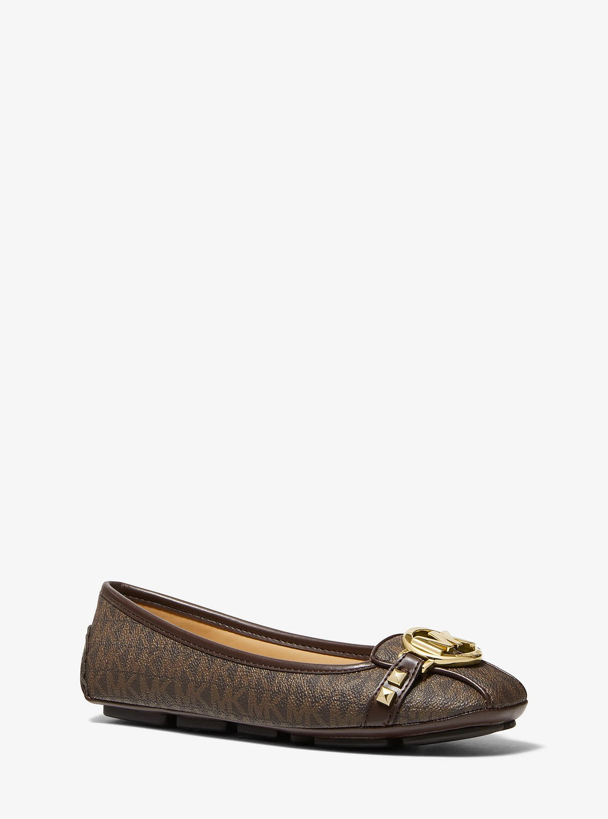 Michael Kors Fulton Studded Logo Moccasin - Brown