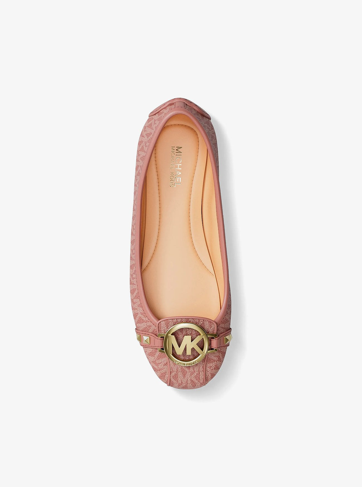 Michael Kors Fulton Studded Logo Moccasin - Sunset Rose - 5