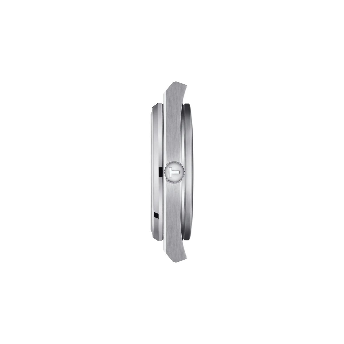 Profile view of the watch case Tissot PRX 40mm