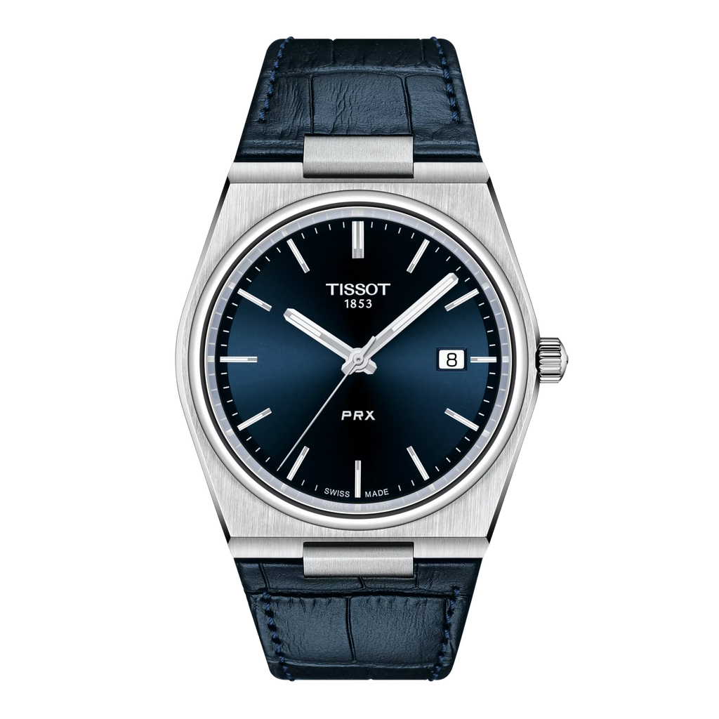 Front view of the watch Tissot PRX 40mm