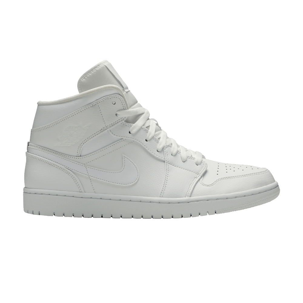 Air Jordan 1 Mid 'Triple White' 2019