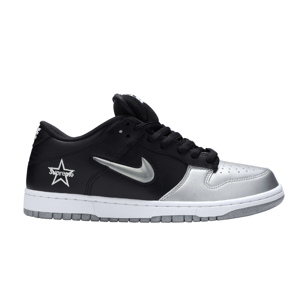 Supreme x Nike Dunk SB Low QS - Metallic Silver