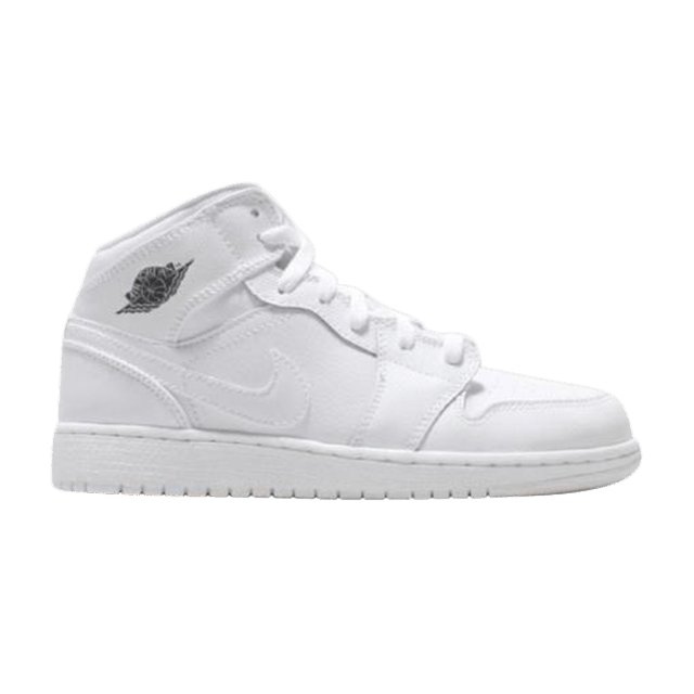 Air Jordan 1 Retro Mid GS - White Cool Grey