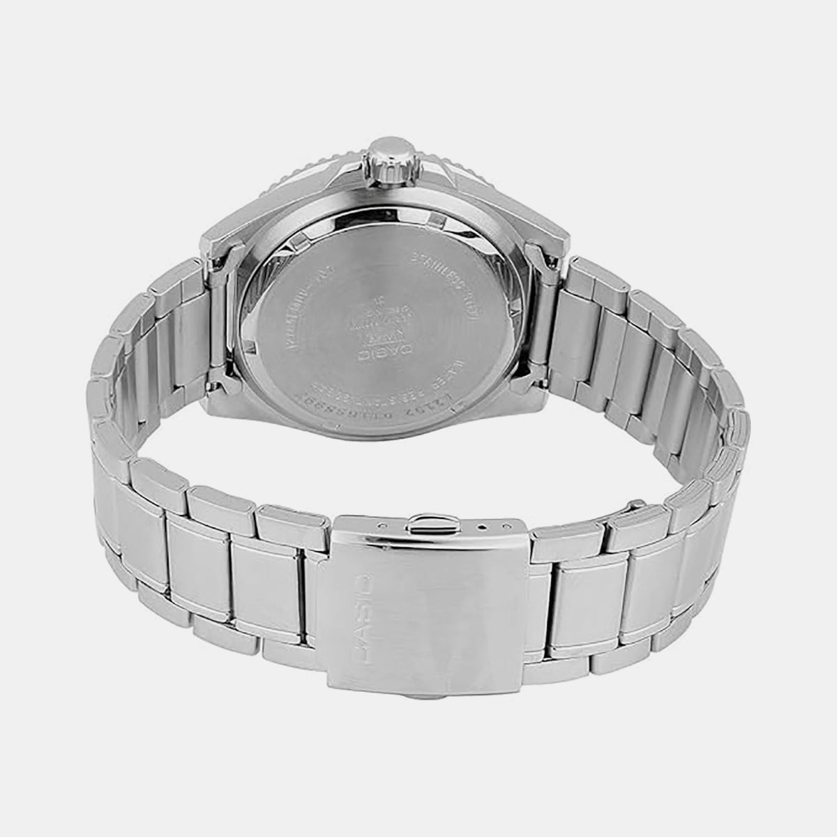 Casio Enticer Men Quartz Black Dial Analog Stainless Steel Watch A2189 - 5
