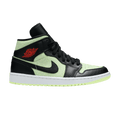 Wmns Air Jordan 1 Mid SE - Black Barely Volt