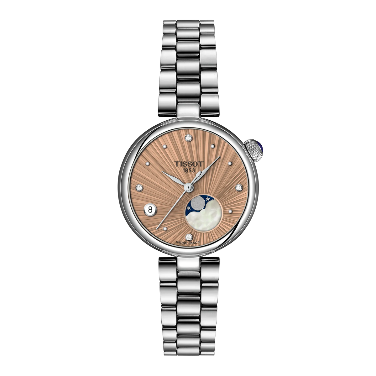Front view of the watch Tissot Desir 29.6mm