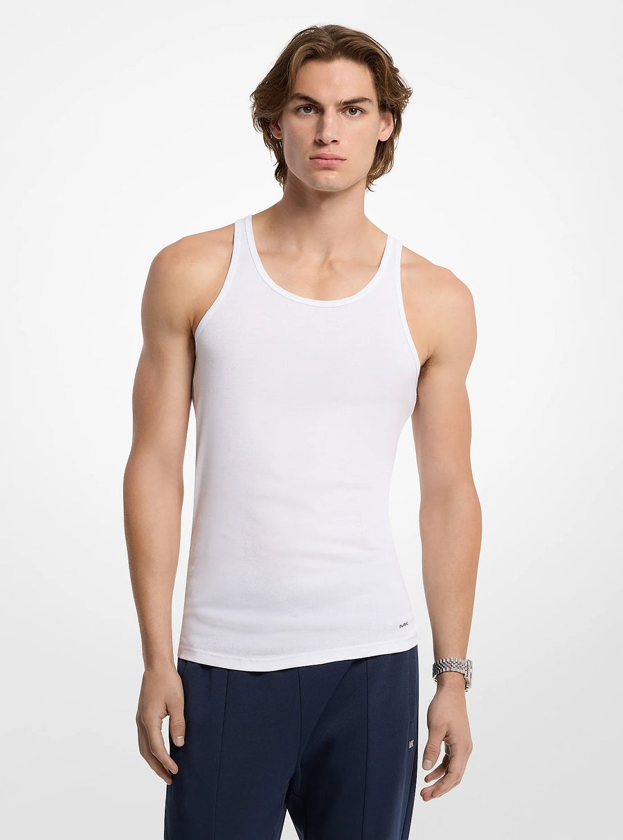 Michael Kors 3-Pack Cotton Tank Top