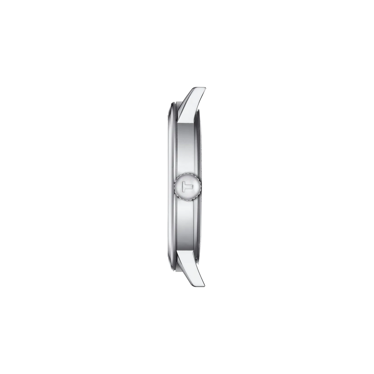 Profile view of the watch case Tissot Classic Dream 42mm