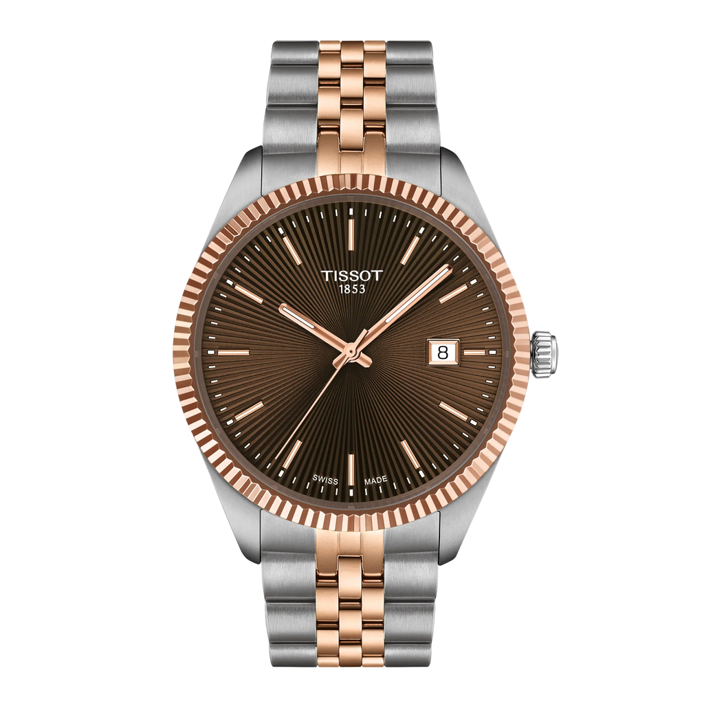 Front view of the watch Tissot Ballade 40mm